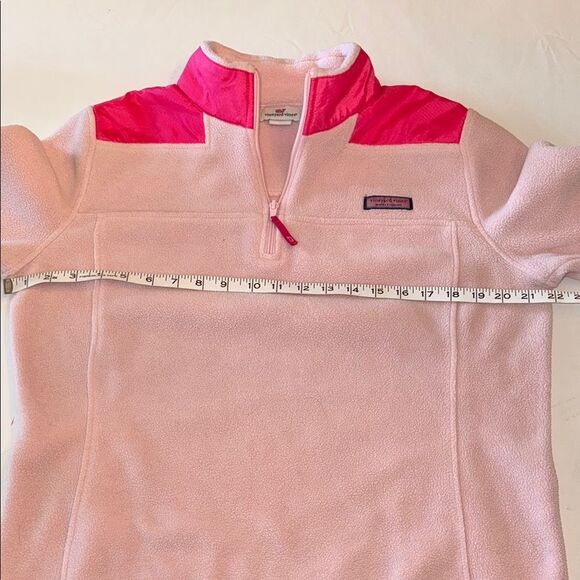Women’s Vineyard Vines Pink Fleece Jacket, size Medium - Picture 3 of 8